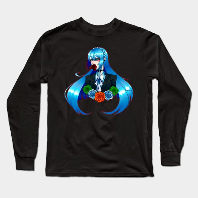 Sonozaki Noriko Long Sleeve T-Shirt by Fatalwa